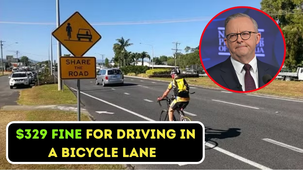 $329 Fine for Driving in a Bicycle Lane