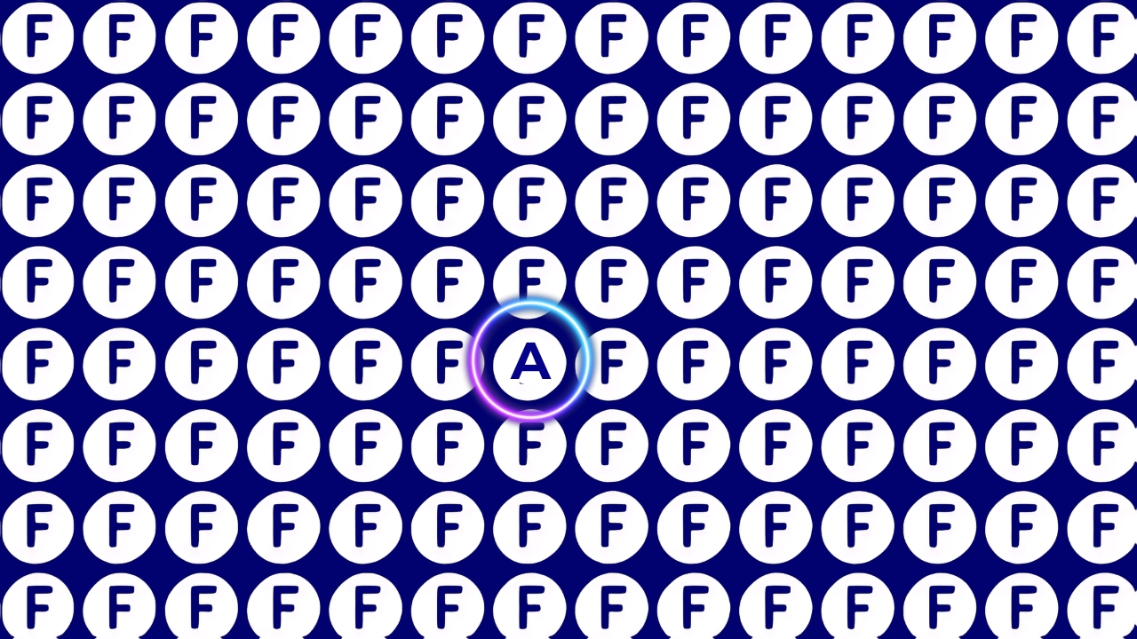 Find The Hidden Letter A