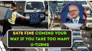 $478 Fine Coming Your Way If You Take Too Many U-Turns