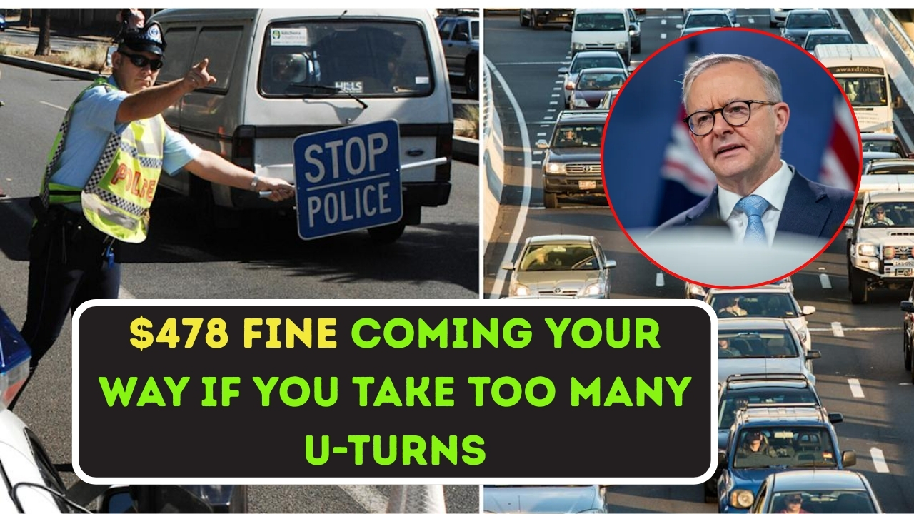 $478 Fine Coming Your Way If You Take Too Many U-Turns
