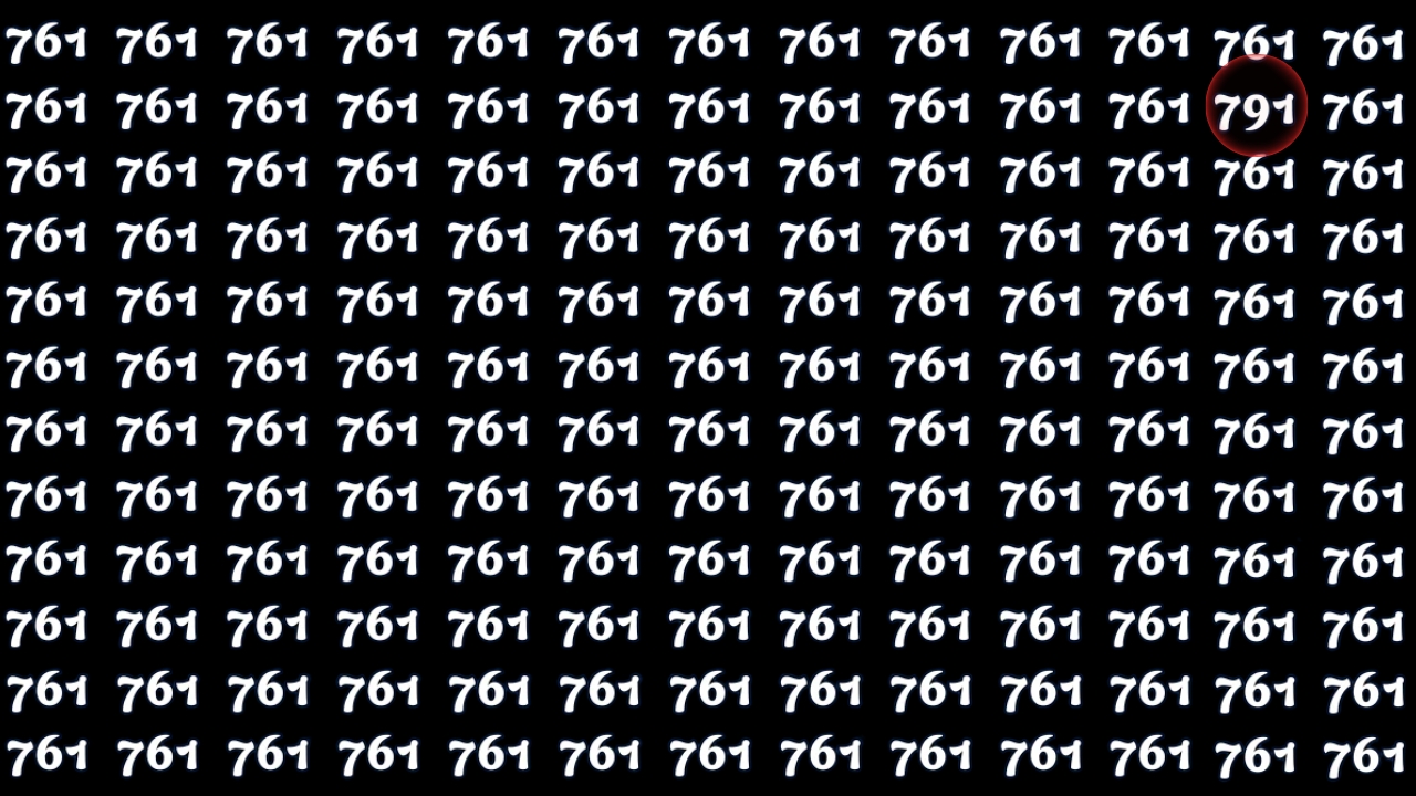 Find The Number 791