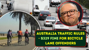 Australia Traffic Rules - $329 Fine for Bicycle Lane Offenders