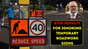 Ignoring Temporary Roadwork Signs